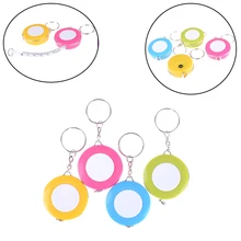 Портативный 1,5 метров конфетный цветной брелок лента для измерения размера одежды лента для измерения небольшой ленты