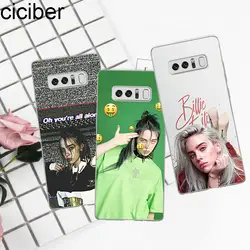 Ciciber для samsung Galaxy S 5 6 7 8 9 Edge Plus Мягкие силиконовые чехлы для телефонов из ТПУ Billie Eilish для Galaxy Note 3 4 5 8 9 Fundas