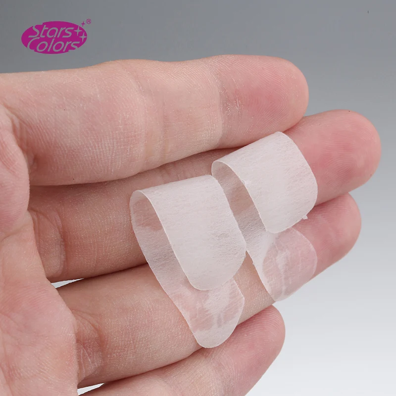 300 pieces=600 Pairs Thin gel eyelash patch flexible Silver Pack Lint Gel Under special Eye Pad Patch Collagen eye pads