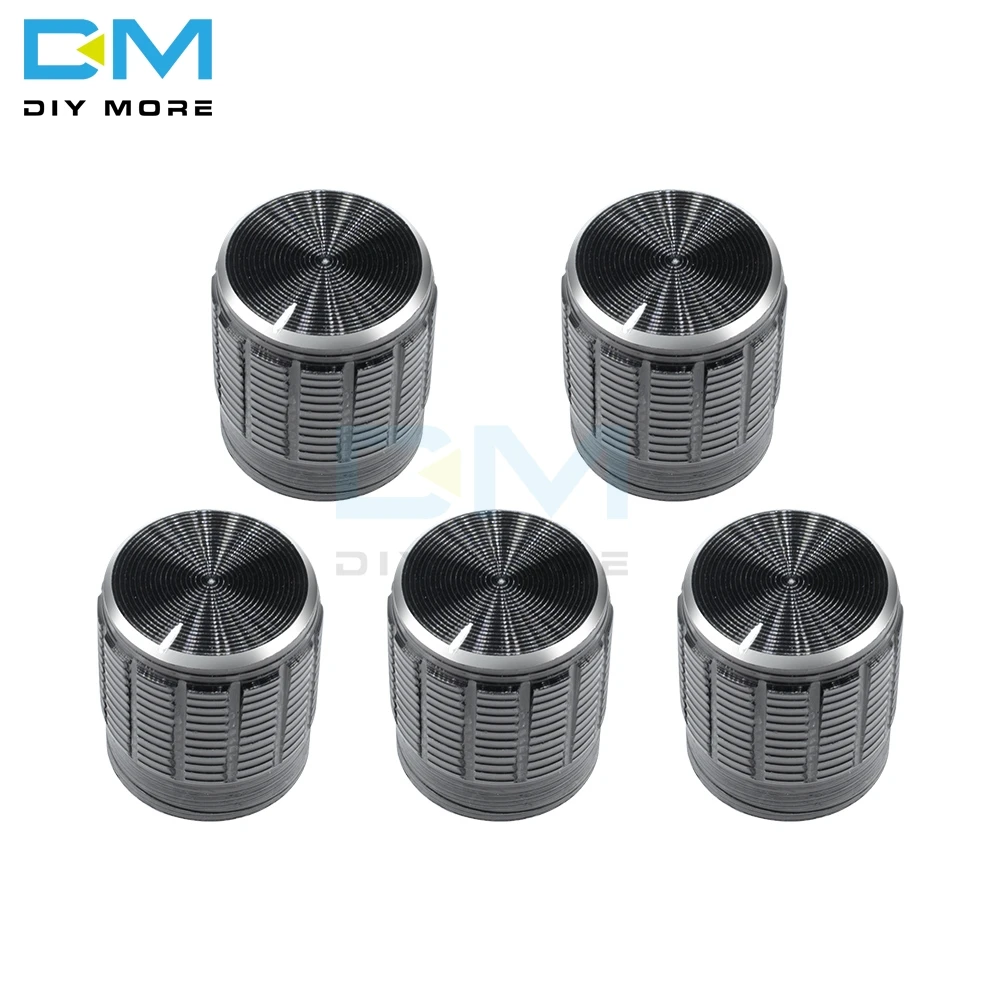 Rotary Potentiometer 5PCS B5K 10K 20K 50K 100K 500K Ohm 3 Pin 3P 6mm Knurled Shaft Single Linear B Type DIY Kit 3PIN Caps rotary potentiometer,adjustable resistor
