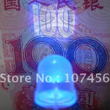100 шт. 10 мм фиолетовый светодиодный светильник-Ультра яркий УФ фиолетовый светодиодный s DIY 10 мм светильник-излучающий диод