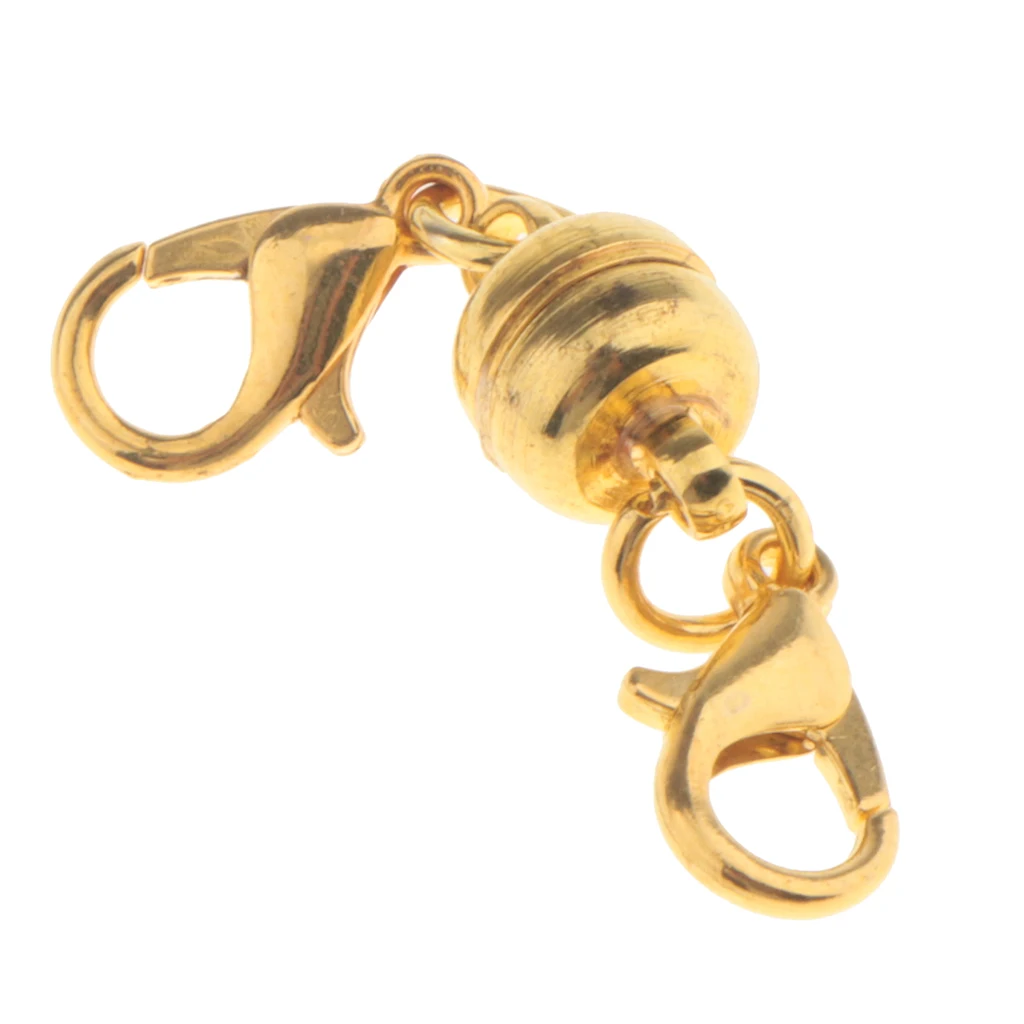 5 Piece Magic Magnetic Lobster Clasps Connector Findings for Jewelry Making Bracelet Necklace Design Repair Hooks