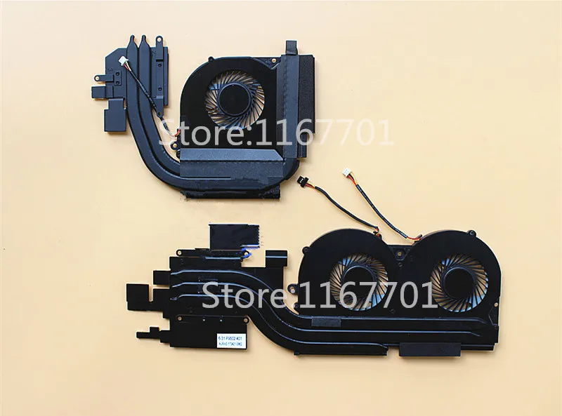 Новый радиатор охлаждения процессора ноутбука/вентилятор для Clevo P950 P950HP6 Terrans Force