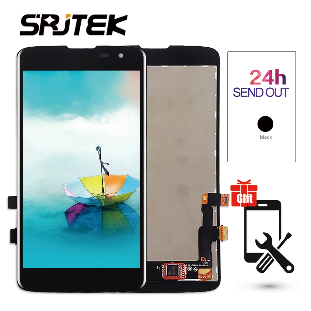 Original 5.0" 854x480 IPS Display For LG Q7 X210 LCD with Touch Screen X210DS X210 LCD Digitizer