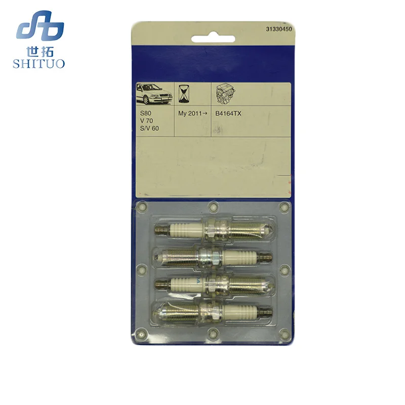 

4pcs/set 31330450 Ordinary Iraurita Platinum Spark Plug for Volvo S80 V 70 S/V 60 auto part