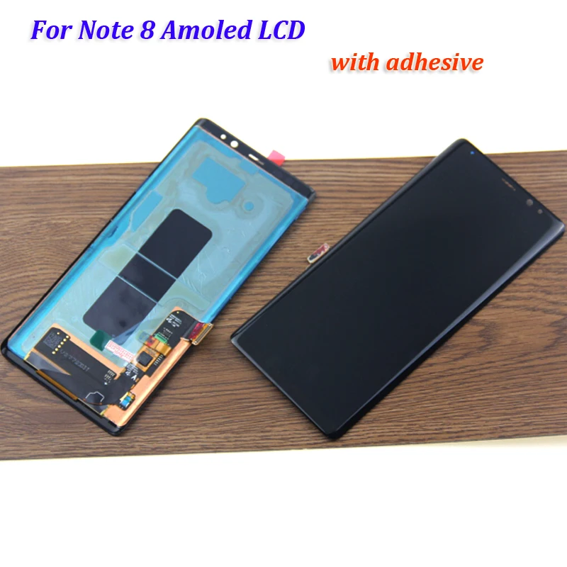 

6.3'' Super AMOLED Display for Samsung Galaxy Note 8 LCD Touch Screen Note8 N9500 LCD Replacement Parts