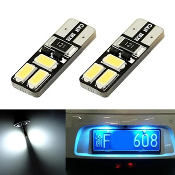 

2x Super bright T10 5630 SMD LED License plate Light No Error for Nissan Juke Micra III (K12) Micra IV (K13) Note (E11)