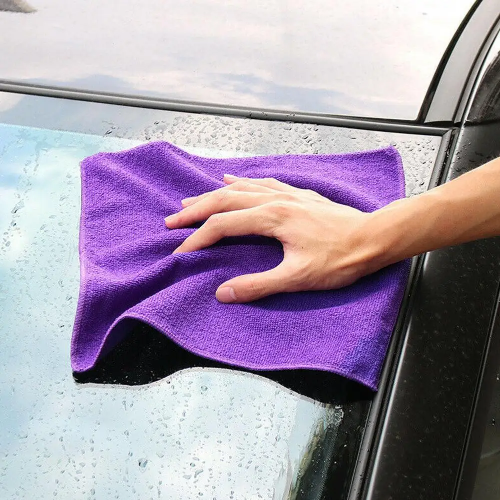 1 Pcs Microfibre Wash Towel Duster 22*22cm Soft Microfiber Face Hair Towel Clean Car Cloths Cleaning Auto Detailing Soft Cloths