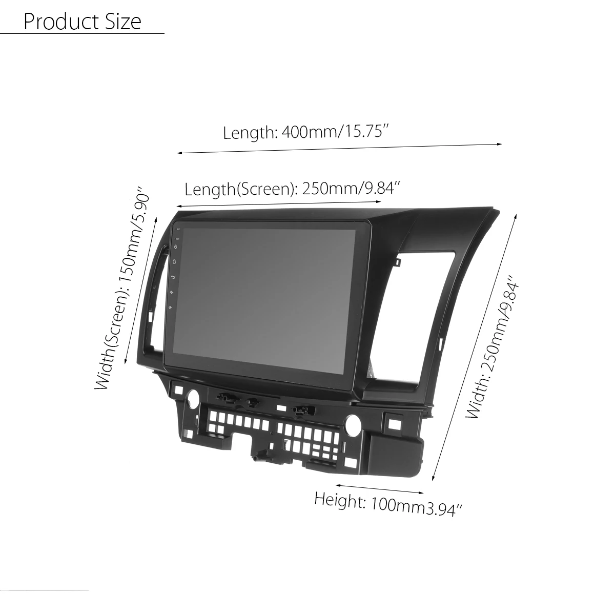 Sale 10.2 Inch Two-strand for Android 6.0 Car Media Player Car GPS MP5 MP3 Stereo Navigation Radio Player For Mitsubishi for Lancer 9
