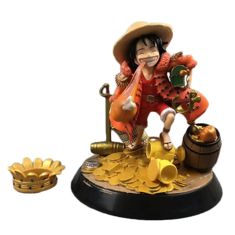 Фигурка сборщика KM Monkey D Luffy Fat Resin SD GK Игрушечная модель T30|Игровые фигурки и