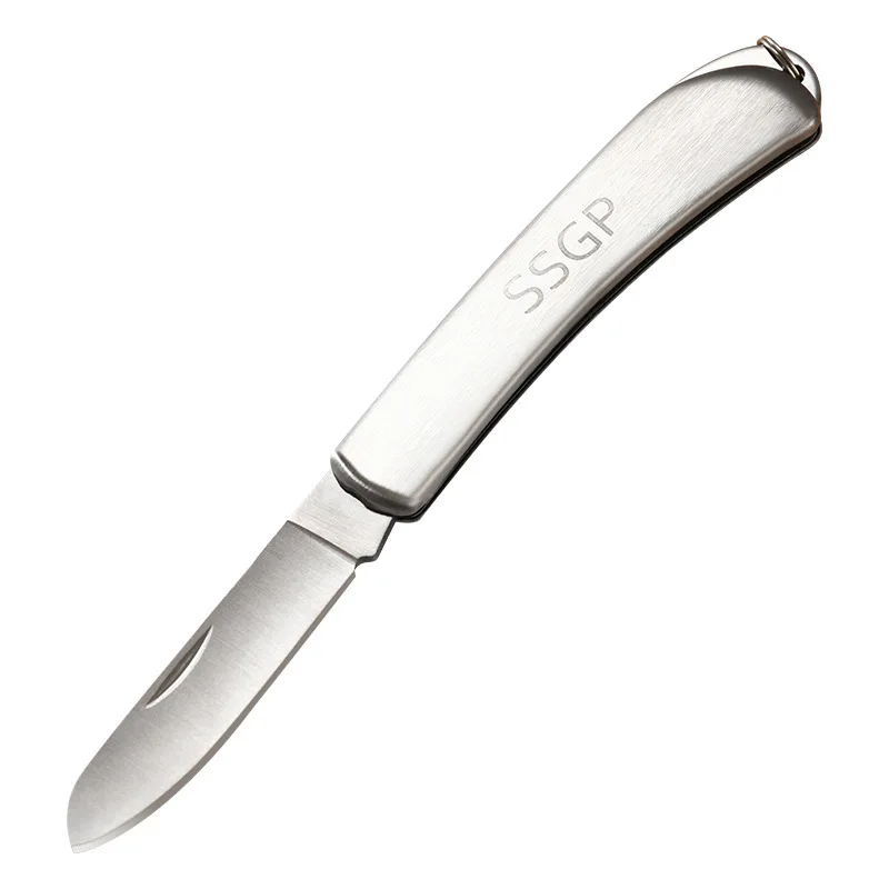 

Stainless Steel Foldable Paring Peeling Pocket Knife Mini Portable Folding Knife Fruit Cutter Camp Outdoor Survival Tool