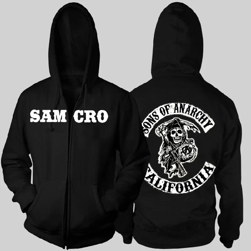 sons of anarchy hoodie 3xl