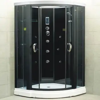 

Nigeria Hot Sale Black Steam Shower Room with Full Functions