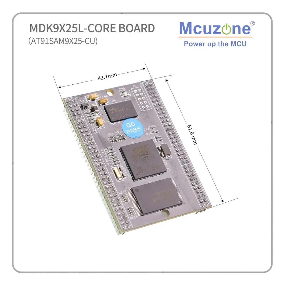 MDK9X25L основная плата, AT91SAM9X25 400 МГц процессор, 128 Мб DDR2, 256 м NAND CANx2, Ethernetx2