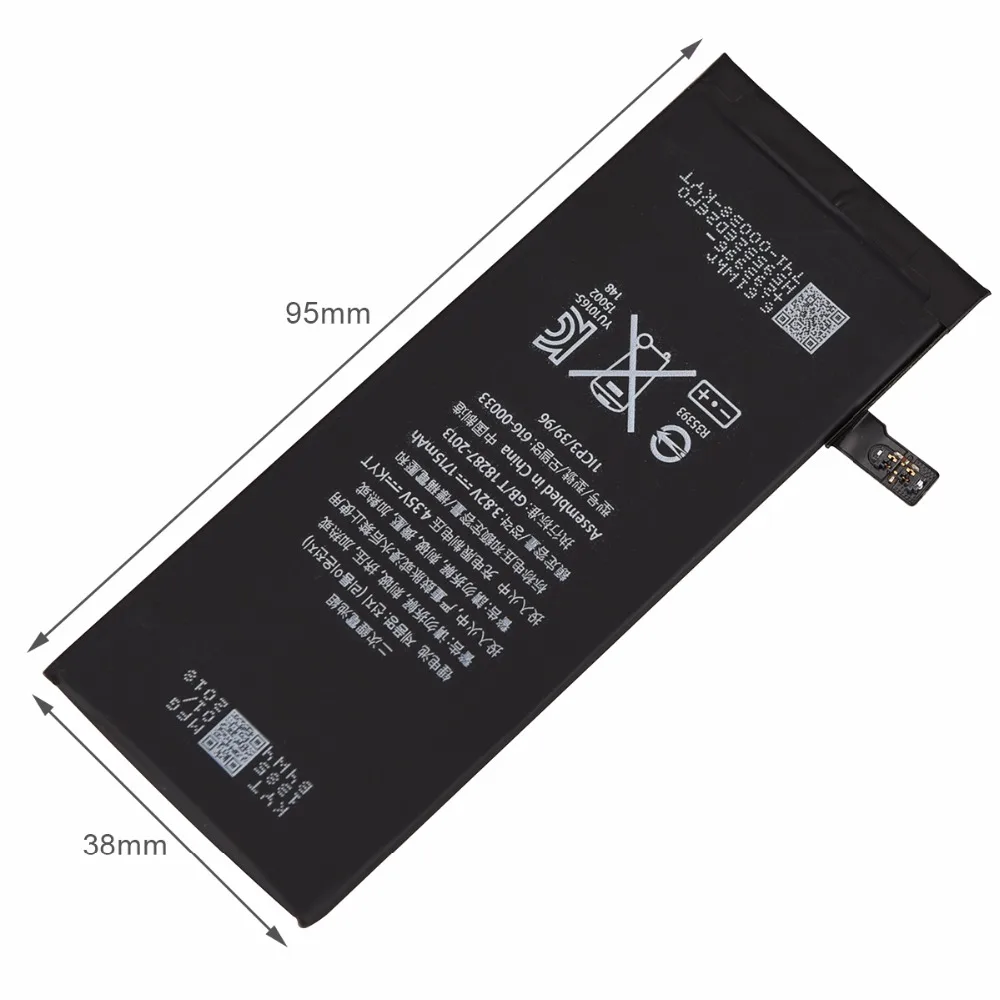 Встроенный литиевый аккумулятор для iPhone 6 S сменный 1715 мАч Iphone s фотоаккумулятор с