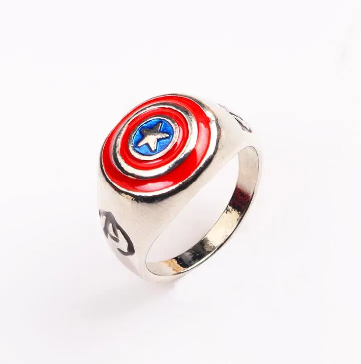 Железный человек Marvel Мстители 4 танос кольца Капитан Америка Gauntlet bague homme anillos mujer женские ювелирные изделия с кристаллами - Цвет основного камня: Pale Pinkish Gray