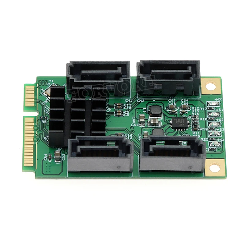 Mini PCI-e до 4 портов SATA 3,0 Расширение карточка SSD жесткий диск адаптер поддерживает SSD жесткий диск для запуска