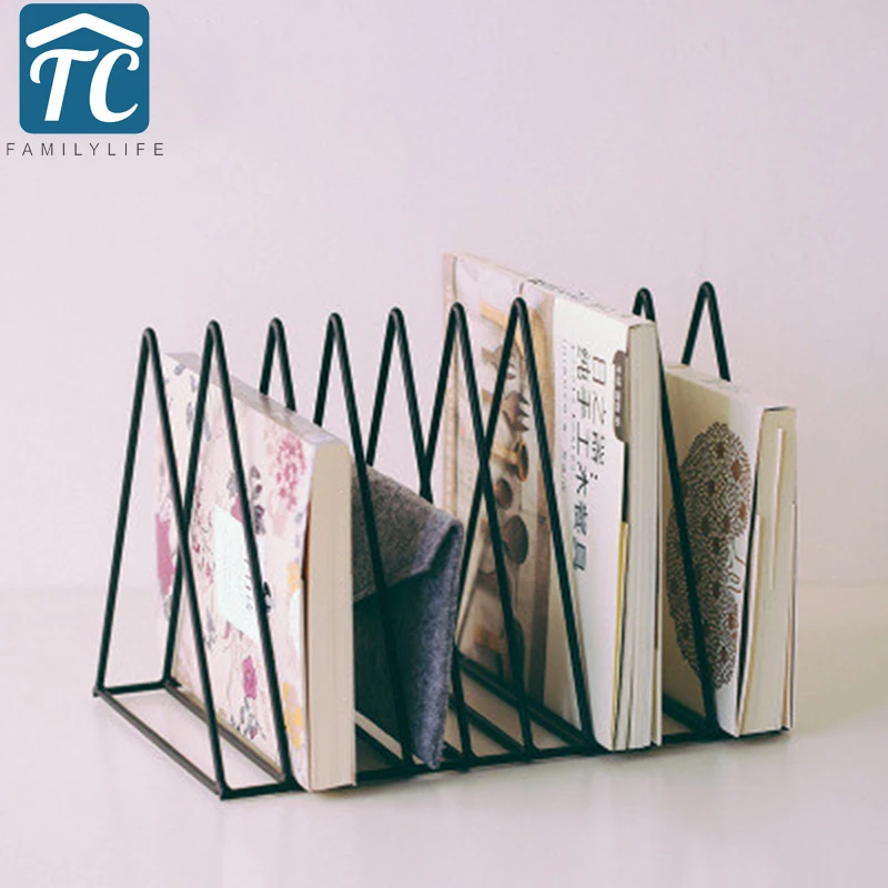 الحديد الشمال كتاب تخزين أصحاب رفوف الفن الجرف مجلة الهندسة مكتب منظم المنزل الديكور جديد تخزين مدبرة