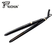 Professional Salon Hair Flat Iron Straightener Curler 2 In 1 Design Hair Straightening Curling Hair Iron Corrugation Tools 30W winhonors digital hair straightening flat iron intelligent lcd hair curler straightener professional styling tools salon