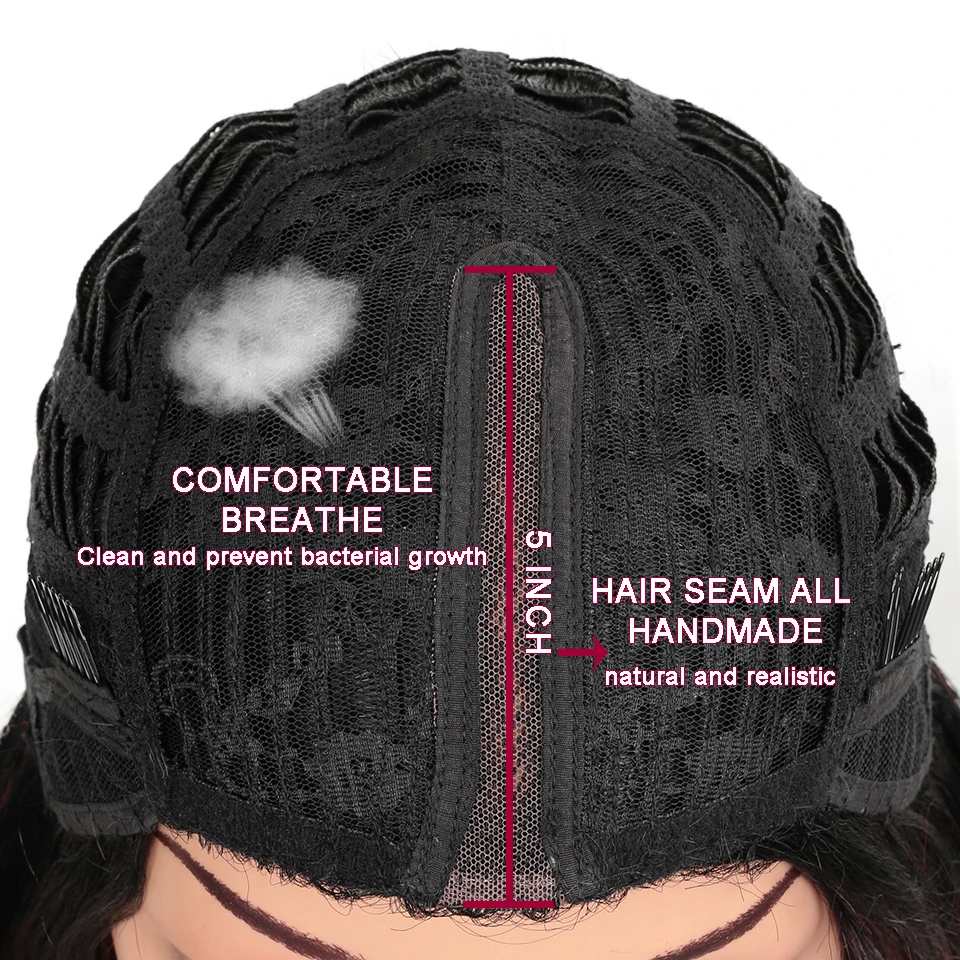  MAGIC Hair 150% Density Ombre Loose Hair Synthetic Lace Wigs 18