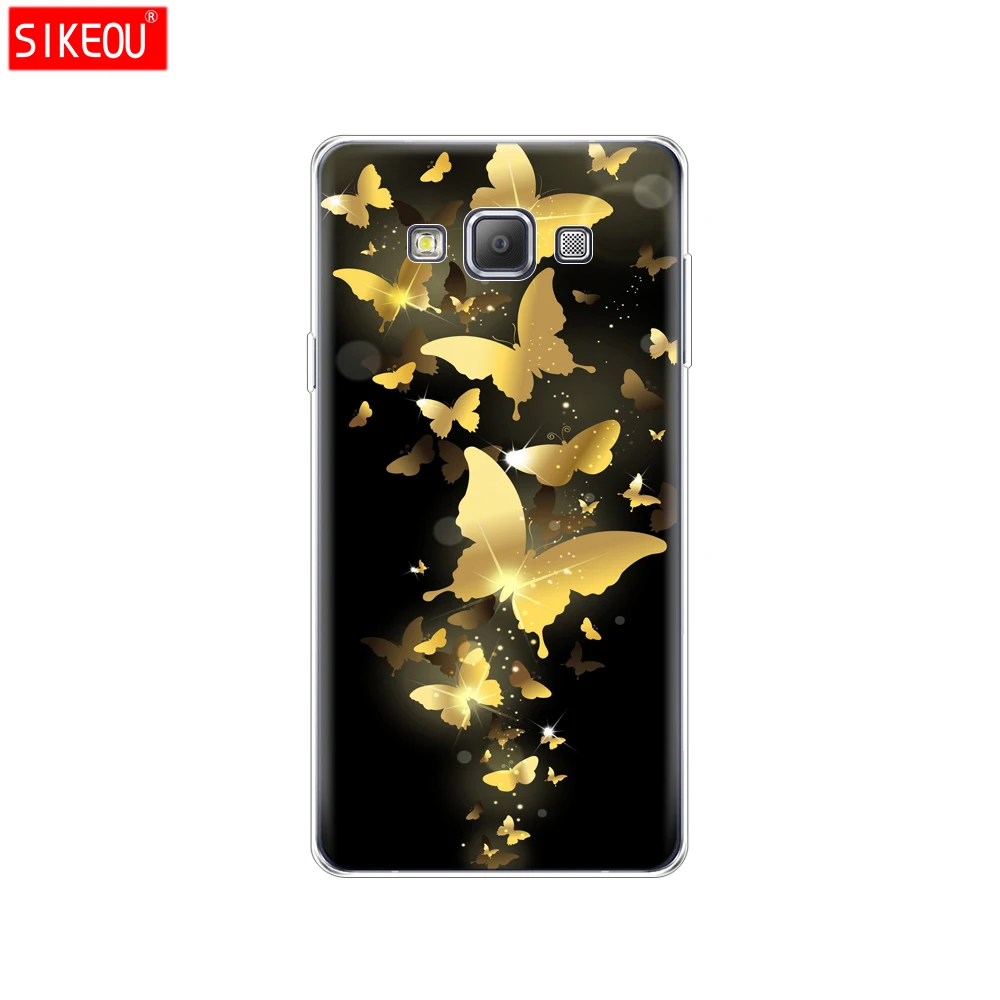12066 Силиконовый чехол для samsung Galaxy A7 Чехол Мягкий ТПУ задняя крышка для samsung A7 A700 A700F чехол 360 Полный ударопрочный чехол - Цвет: 12066