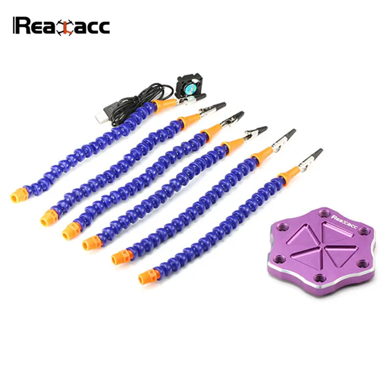Realacc DIY Инструменты USB вентилятор странная сторонняя сварочная плата шестирычажная паяльная станция для RC мультироторной рамы камеры