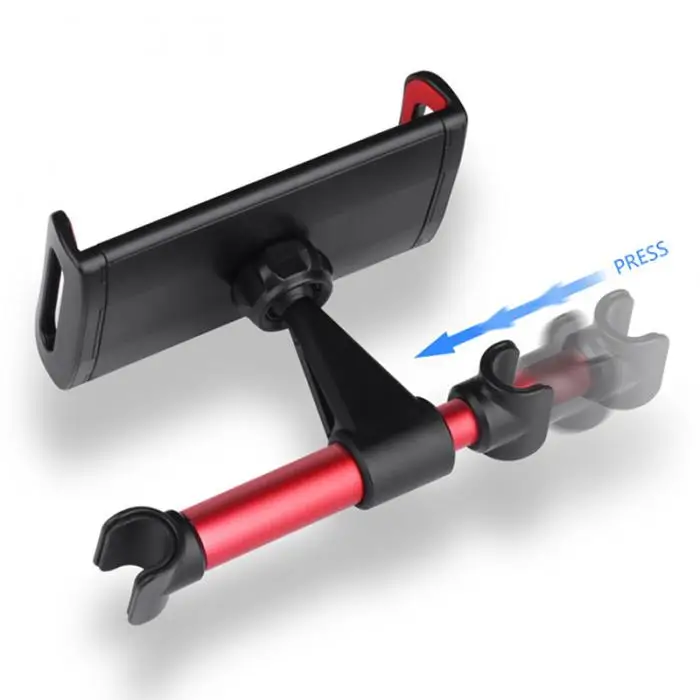 Автомобильный держатель для мобильного телефона лампы на заднем сиденье держатель 360 градусов вращающаяся подставка авто подголовник Поддержка для Планшет iPad Mini Pro M8617