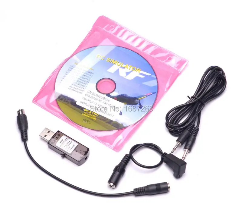 

New Arrival 22in1 22 in 1 RC USB Flight Simulator Cable for Realflight G7 G6 G5.5 G5 Flysky FS-I6 FS-T6 FS-TH9X Radiolink AT9S