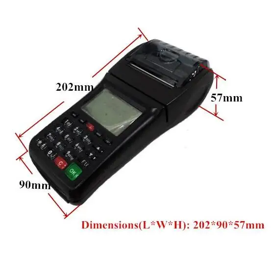 Портативный GPRS SMS принтер для онлайн заказов и торговых ваунов (настраиваемый)|gprs