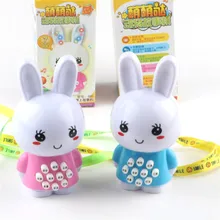 Электронный игрушечный телефон для детей животные звучание цифровой вокальный светящийся музыкальный мобильный телефон детские развивающие обучающие игрушки