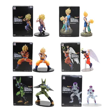 

11-21cm Dragon Ball Z Vegeta Trunks Son Goku Gohan Cell Frieza PVC Action Figures DRAMATIC SHOWCASE Model Toy Doll Figuras