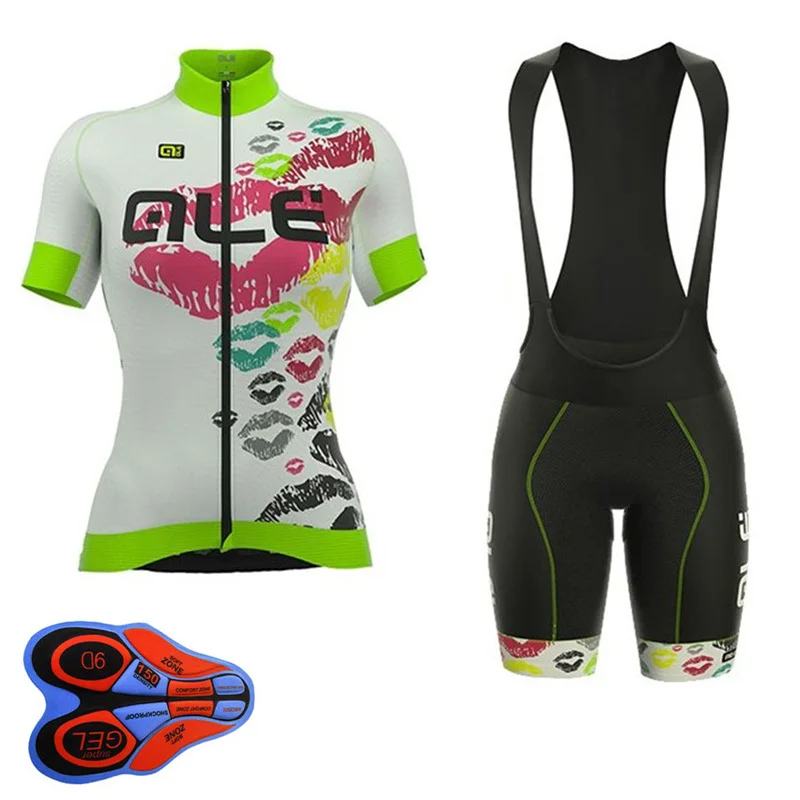 2018 ALE TEAM Pro Cycling Jersey Bib Shorts Set MTB Ropa Ciclismo