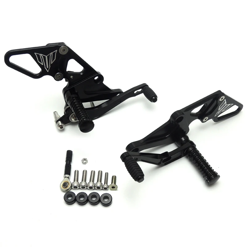 

For MT-07 FZ 07 CNC Adjustable Rearsets Footrest For Yamaha MT-07 FZ-07 2014 2015 2016 Rear Foot Sets Motorcycle Accessories