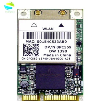 

Wireless Wifi Card for Broadcom DW1390 Wireless Wifi Network pci-e Card for Dell Latitude D620 D630 WI-FI Wlan Network