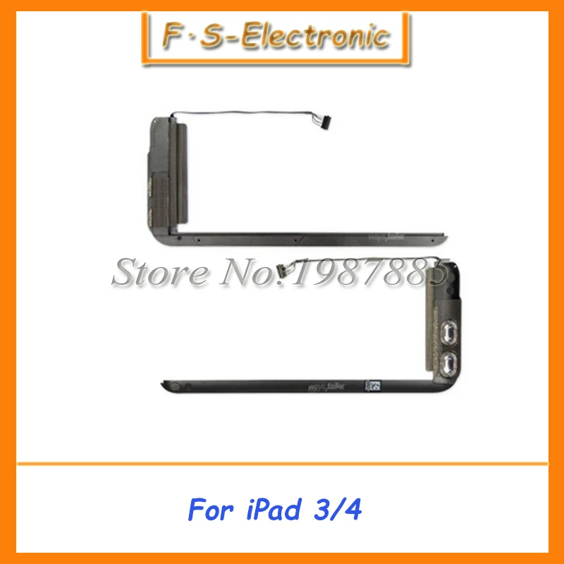 

5pcs Loud Speaker Buzzer Loudspeaker Flex Cable For iPad 3 Gen 3rd a1416 a1430 for ipad 4 a1458 a1459 ringer free shipping