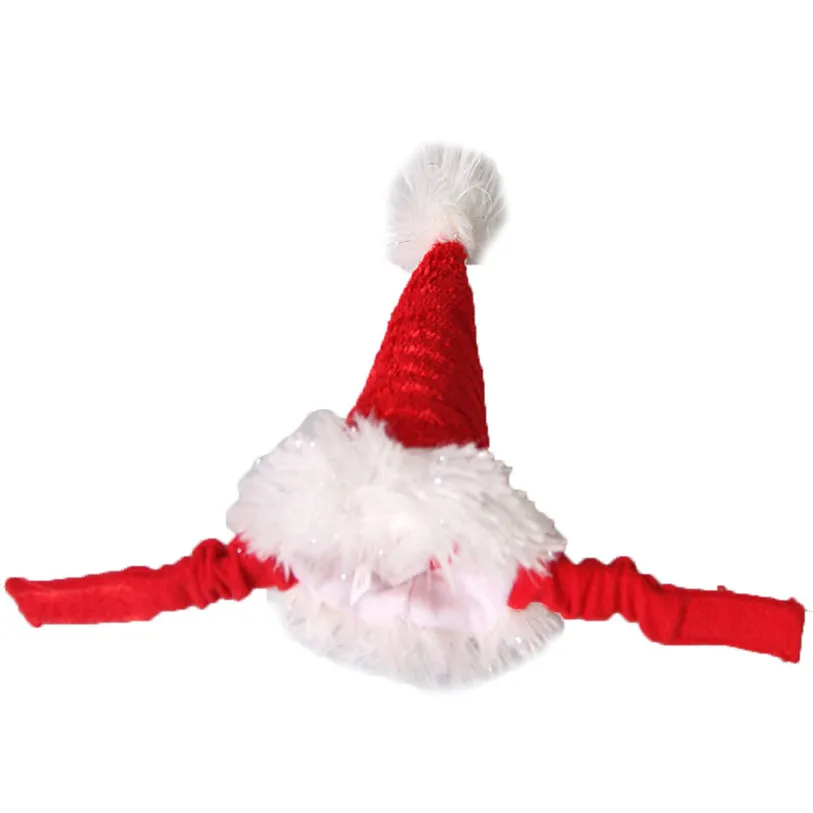 Christmas Pet Cat Hats Caps Adjustable Elastic Band Rabbit Guinea Pig Totoro Puppy Dog Head Supplies Party Decoration #F#40NV14 (34)