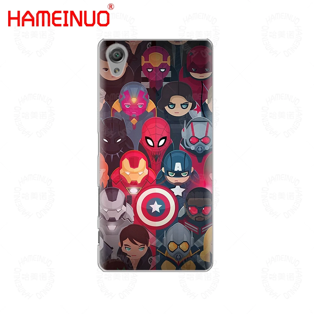 HAMEINUO Мстители Marvel Капитан Америка чехол для sony xperia C6 XA1 XA2 XA ULTRA X XP L1 L2 X XZ1 compact XR/XZ PREMIUM - Цвет: 61165