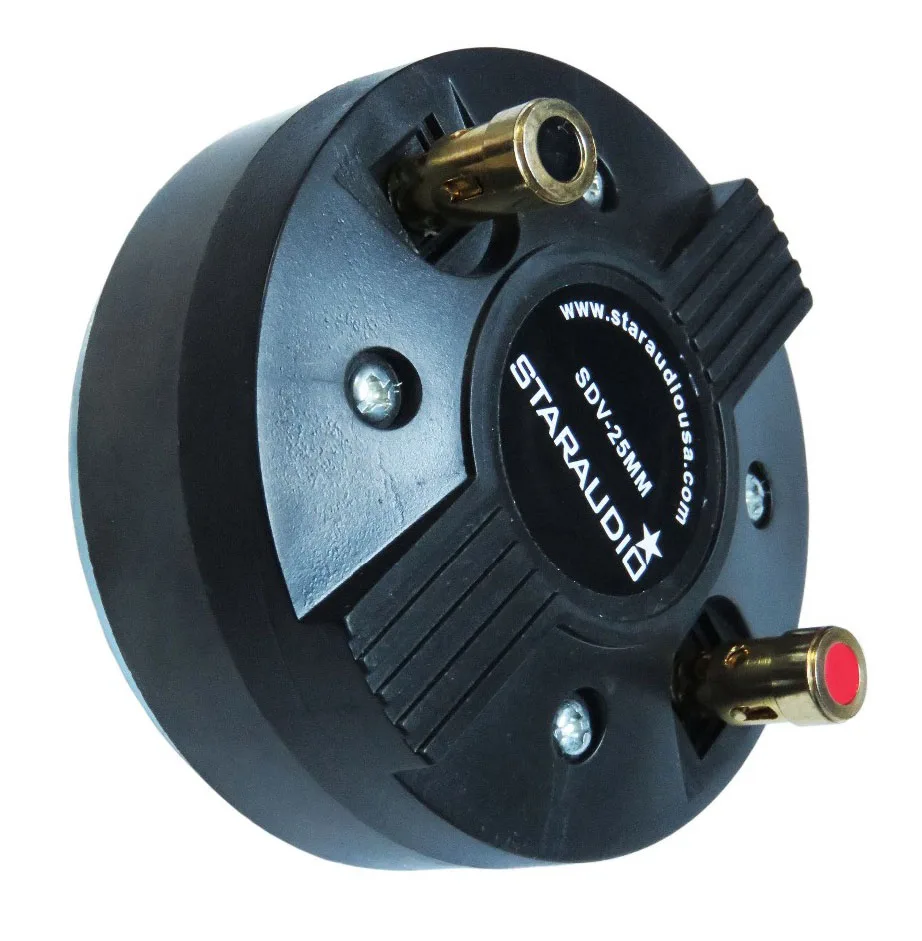side of 25mm titanium driver tweeter  for repair pro pa dj audio stage usb powered speakers sdv25mm