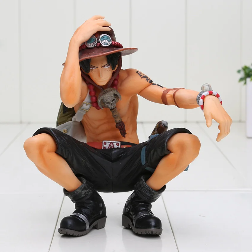 Аниме one piece Figure Ace Toy ZERO Portgas D Ace Battle Ver. one piece Luffy Brother Fist of Fire Ace PVC Figure Toys - Цвет: 2 opp bag