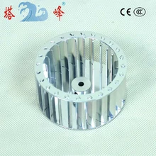 

80mm diameter 42mm height 5mm shaft anodizing aluminum wheel small centrifugal impeller