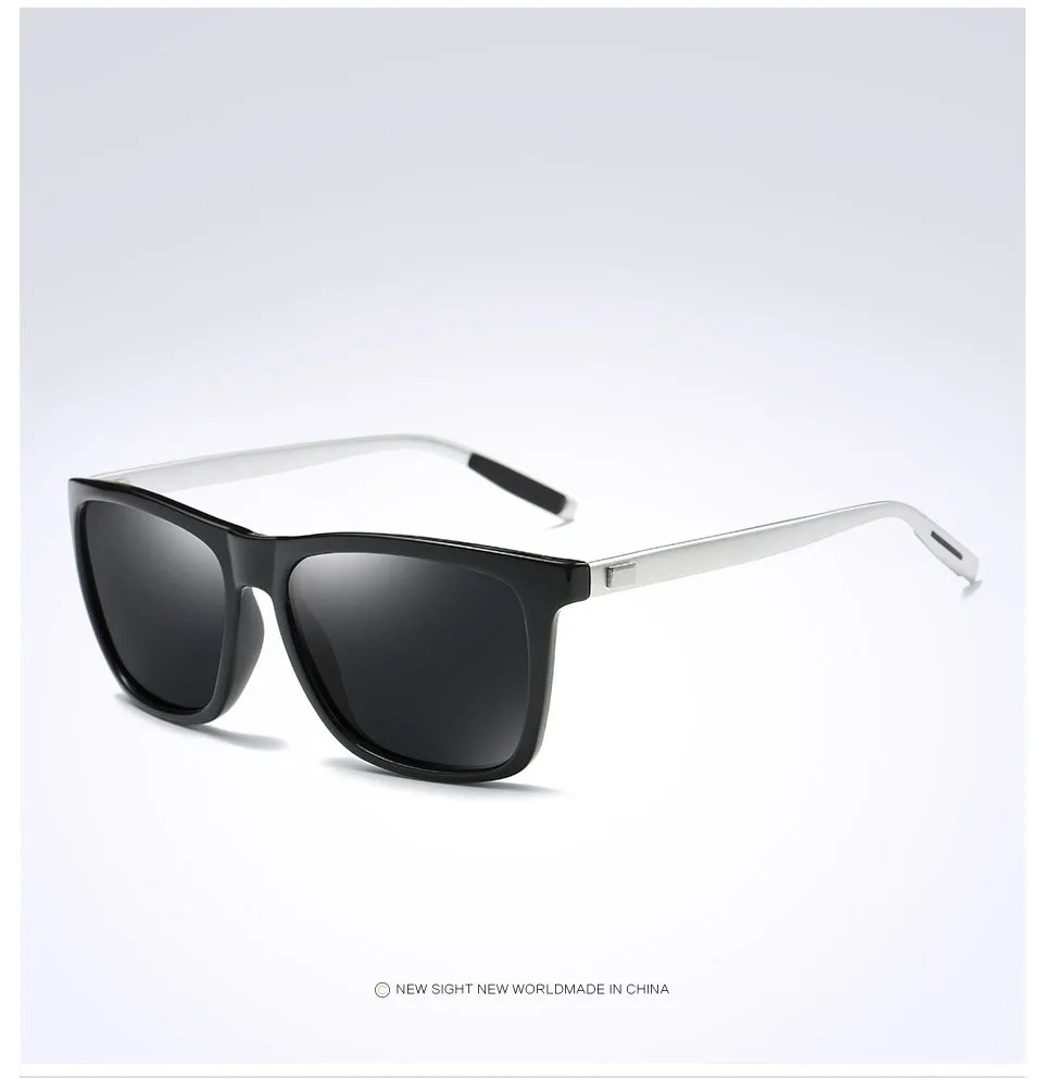 Поляризованные HD солнцезащитные очки из алюминиево-магниевого сплава для мужчин и женщин, модные очки для вождения, солнцезащитные очки с аксессуарами, очки для вождения - Цвет линз: C1