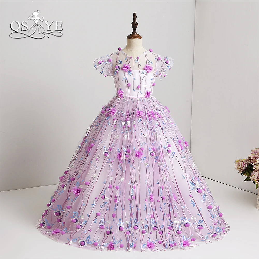 gown flower material styles