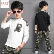 Одежда для мальчиков детская одежда Комплекты одежды для мальчиков детская одежда для мальчиков детский спортивный костюм камуфляжные комплекты