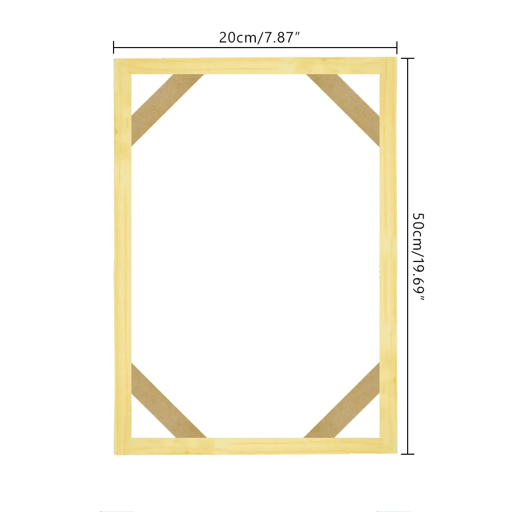 Деревянная рамка рамки для холста деревянная рамка для картин для холста живопись для самодельная Картина маслом Рамка 40x50 см для холст печать стены искусства