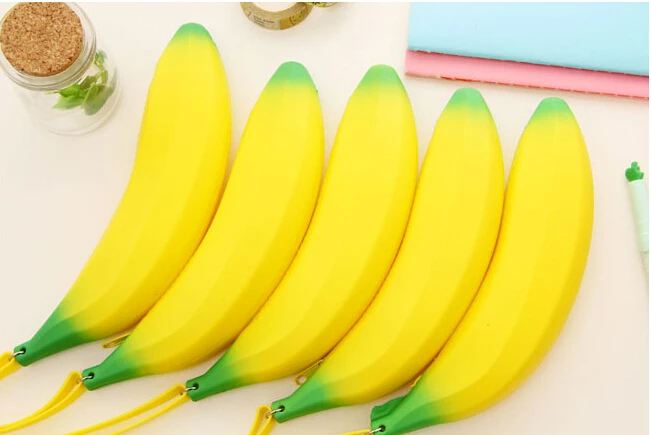 Силиконовый чехол для карандашей Bananan новинка органайзер хранения канцелярских