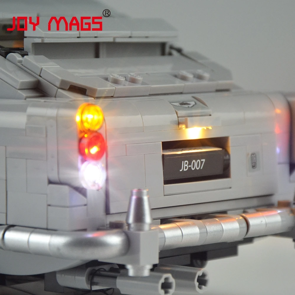 JOY MAGS светодиодный светильник для 10262 Creator James's Bond Aston Marting DB5 светильник совместим с 21046