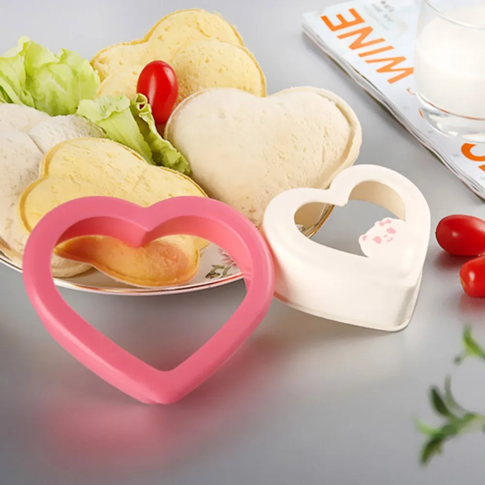 1 шт. для завтрака DIY сэндвич форма Love Heart хлебопечка Форма вырубки практичная