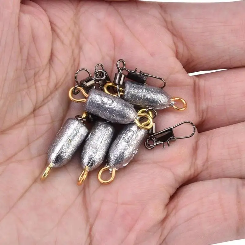 6g 8g 10g 20g رصاصة على شكل الأوزان الرصاص الغطاسون مكافحة الغبار البحر حوض الصيد معالجة اكسسوارات ل إغراء