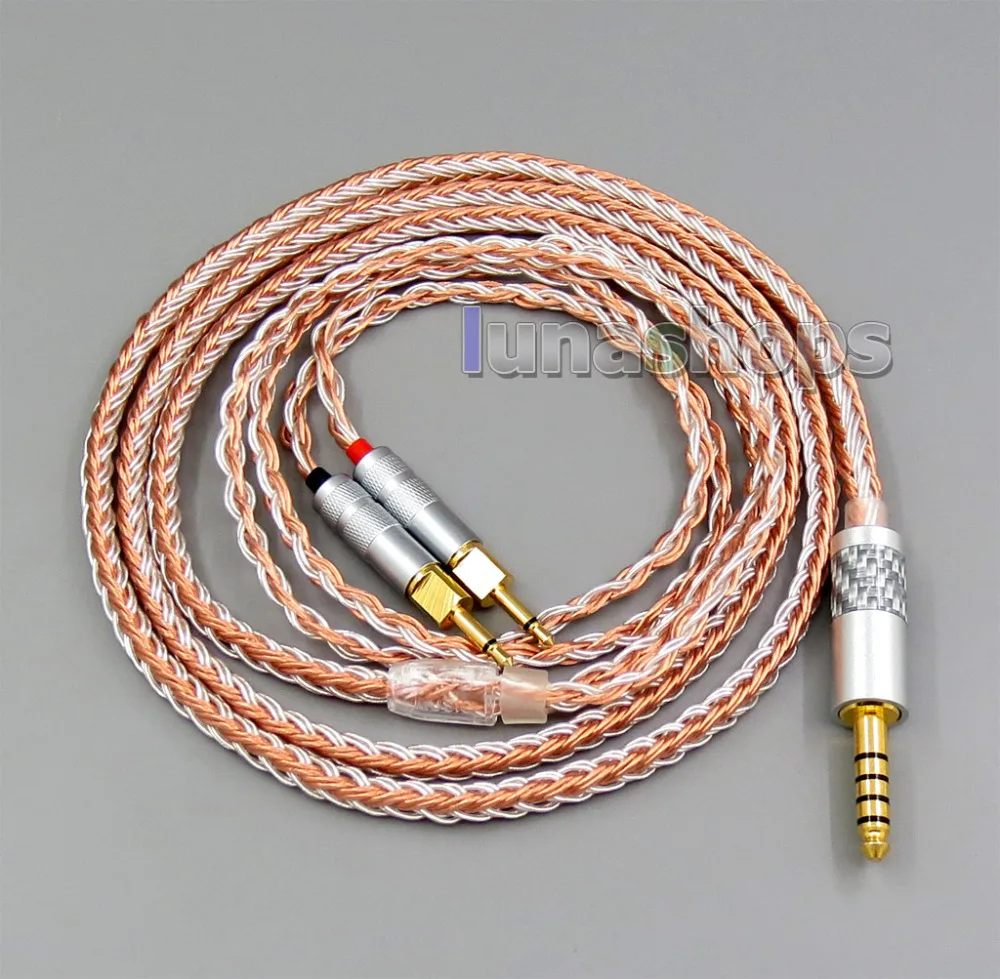 

4.4mm 16 Cores OCC Silver Plated Mixed Headphone Cable For Sennheiser HD700 LN005790