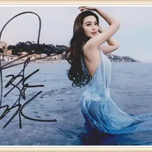 Fan Bingbing с автографом, подписанный с ручкой, Фото 4*6 дюймов, известная актриса, новинка, китайская,, 01